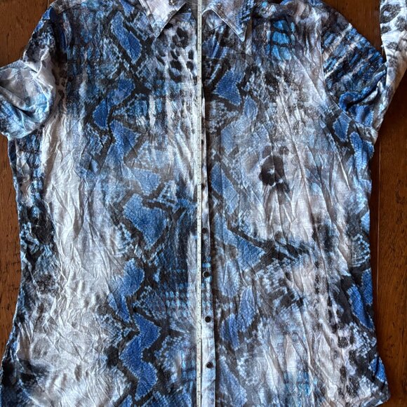 David Cline "COBRA" Crushed Roll-Up Button Up Shirt - Picture 10 of 10